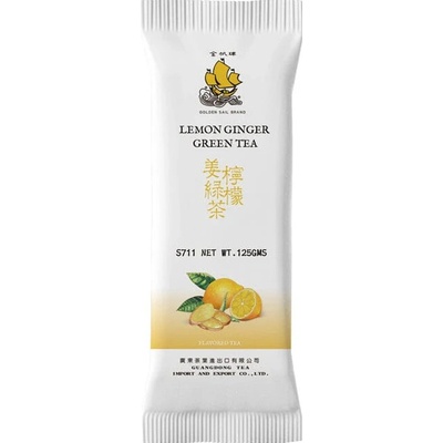 Golden Sail Čínsky zelený čaj s citrónom a zázvorom 125 g