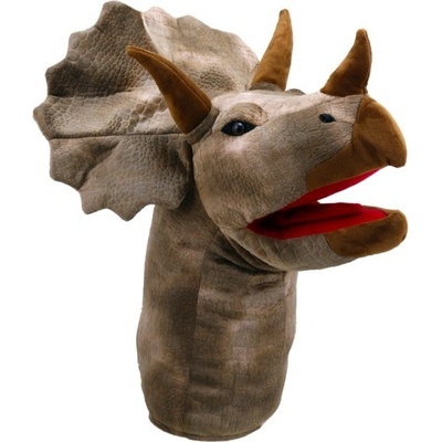 Dino maňásek na ruku hlava Triceratops Large Heads 40 cm