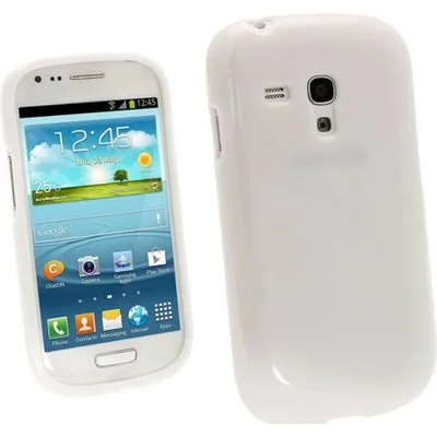 Samsung I8190 Galaxy S III mini Силиконов Калъф Бял + Протектор