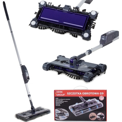 CleanMaxx Akumulátorový zametač s LED osvětlením 16662