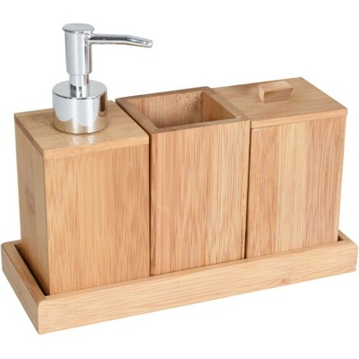 Bisk Erga Laos bambusová sestava 4 ks hnědá ERG-08279 – Zbozi.Blesk.cz