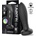 INTOYOU Tiany Thrusting Led Lighted Anal Plug with Remote Control Black
