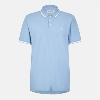 Image 1 of Original Penguin Мъжка блуза с яка Original Penguin OP Tipped Polo Shirt Mens - Faded Denim