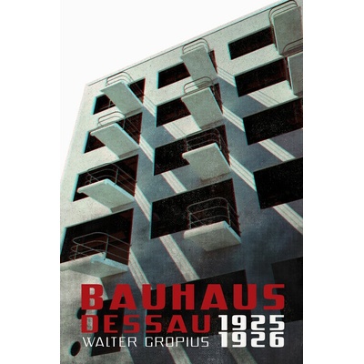 Plagát, Obraz - Bauhaus Dessau architecture in vintage magazine style VII, Rosana Laiz Blursbyai, 26.7 × 40 cm