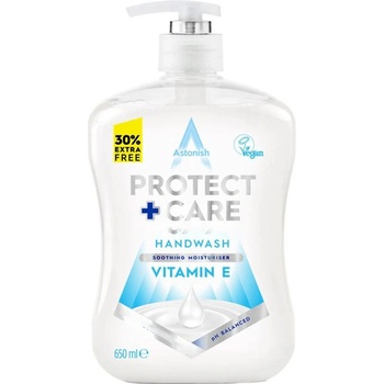 Astonish Care+ Protect mýdlo na ruce s vitamínem E 600 ml