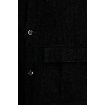 Barena venezia Риза с лен BARENA VENEZIA Camicia Mola в тъмносиньо със свободна кройка с класическа яка OSU5069.2768 (OSU5069.2768)