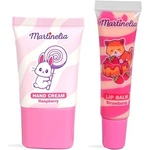 Aquarius Cosmetic Козметичен комплект Martinelia Yummy - Крем за ръце и балсам за устни за деца