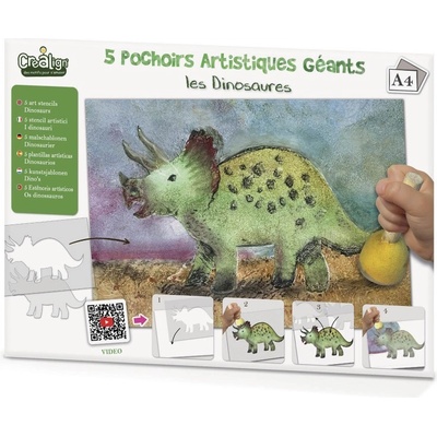 Créa Lign Dinosaury Kresliace šablóny