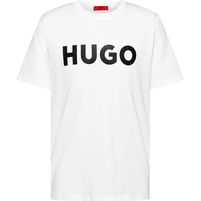 Hugo Тениска Hugo Dulivio T Shirt - White/Black 120