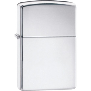 Zippo Бензинова запалка Zippo, високо полиран хром (22001)