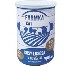 Farmka Cat s lososom 400 g