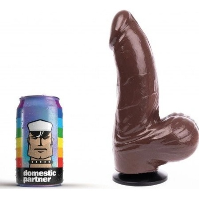Domestic Partner Grenadier Brown M, dildo s Vac U Lock přísavkou 21 x 6,5 cm
