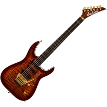 Jackson Pro Plus Series Soloist SLA3Q EB Amber Tiger Eye Електрическа китара
