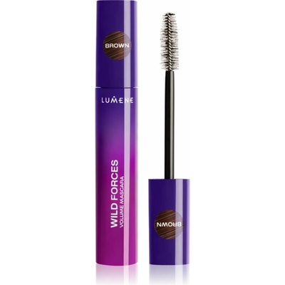 Lumene Wild Forces Volume Mascara objemová riasenka Brown 14 ml