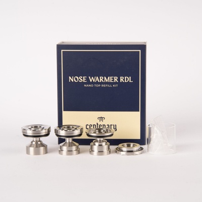 Centenary Mods - Nose Warmer RDL Nano Top Refill Kit Diplomat RDL RTA - Brushed