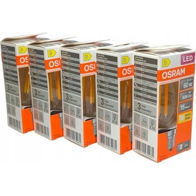 Osram LED žárovka, E14, 6W, 806lm, 2700K
