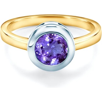 Image 1 of SAVICKI Годежен пръстен savicki: двуцветно злато, танзанит