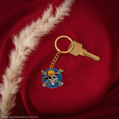 Přívěsek na klíče One Piece Lebka Luffy