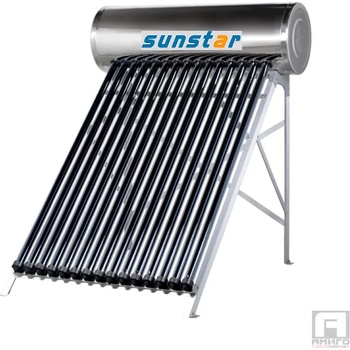 Image 1 of Sunstar Термосифонна система под налягане Sunstar SS-HE 220 литра, неръждаема (SS-HE-220)