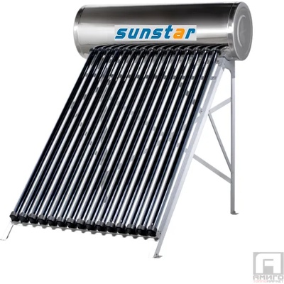 Sunstar Термосифонна система под налягане Sunstar SS-HE 220 литра, неръждаема (SS-HE-220)