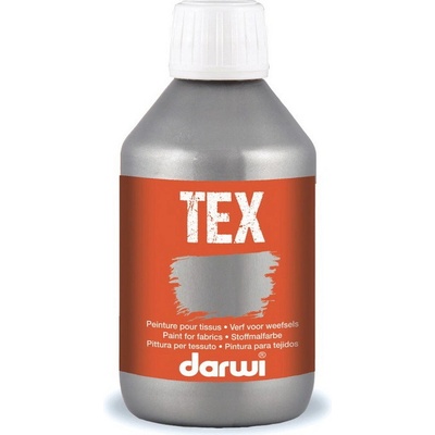 Darwi Farby na textil 250 ml strieborná