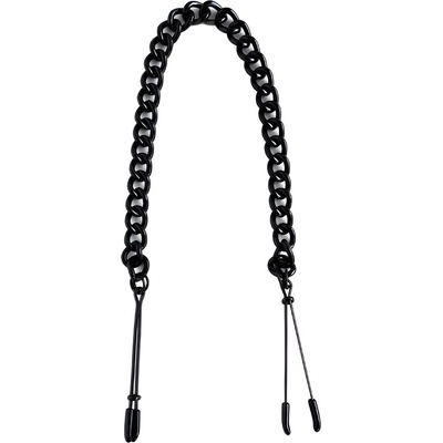 Master Series Black Nipple Tweezer Clamps - Svorky na bradavky Černá