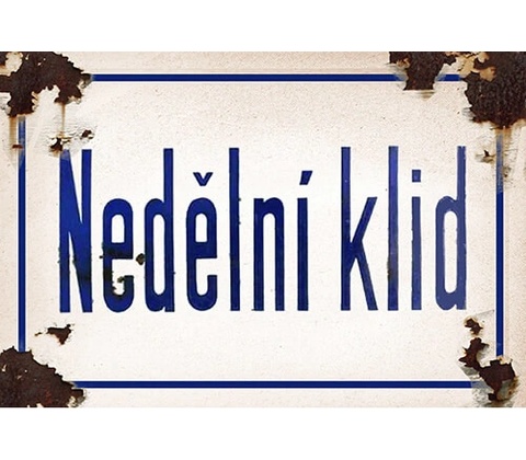 Ceduľa Nedělní klid