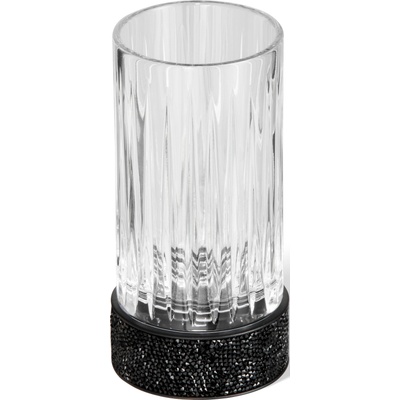 Decor Walther Чаша за четки за зъби Rocks релефна черен мат (0934260)