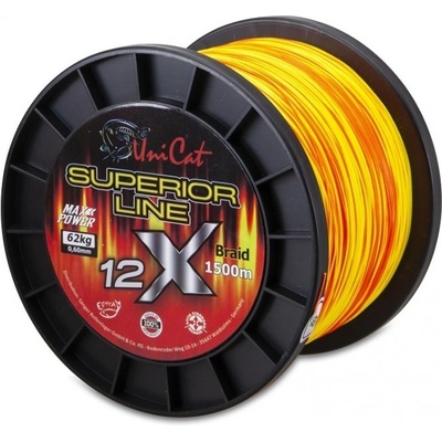 Uni Cat Šnúra 12 X Superior Line 1500m 0,37mm 36kg