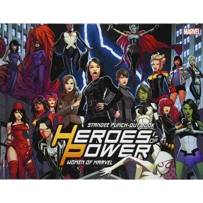 Heroes of Power Standee Punch-Out Book