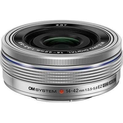OM System M.Zuiko Digital ED 14-42 mm f/3.5-5.6 EZ strieborný