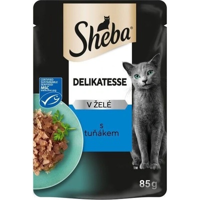 Sheba Delikatesse in Jelly tuniak 85 g