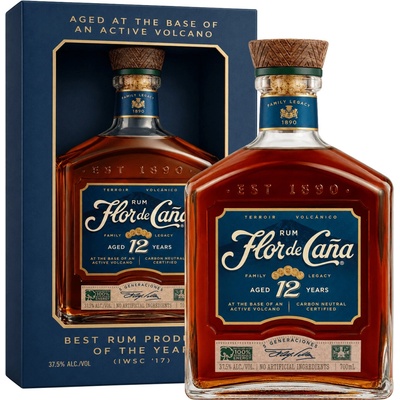 Flor de Caña 12y 37,5% 0,7 l (kartón)