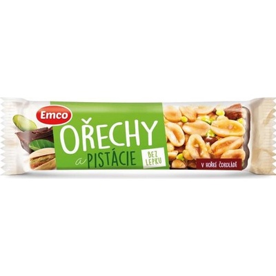 Emco Tyčinka Orechy a pistácie 35 g
