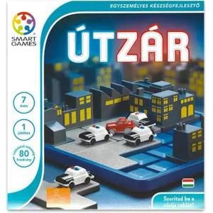 SmartGames Пътна блокада - пътен блокаж - игра за размисъл с инструкции на унгарски език (9025-182)