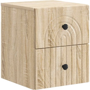 vidaXL Спален шкаф с монтаж на стена Дъб сонома 33 x 34, 5 x 40 см (898129)