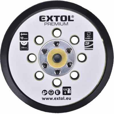 EXTOL PREMIUM Nosič kotúčov, suchý zips, Ø150mm, 8865038A