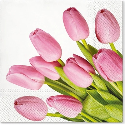 TaT ubrousky Lovely Tulips 33x33cm
