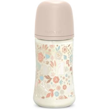 Suavinex Wonderland SX Pro Physiological Anti-Colic бебешко шише M Medium Flow 3 m+ Liberty Pink 270ml