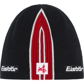 Eisbär Зимна шапка (beanie) Eisbär Ingemar XL Ski Austria Beanie - Black / White / Ketchup - размер One Size (904-5477-0111)