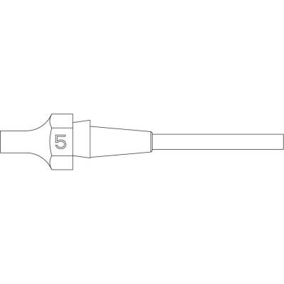 Weller XDSL 5 SAUGDÜSE Ø1,8XØ3,3 L=10,5MM VERP. sací tryska 1 ks