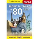Cesta kolem světa za 80 dní / Around The World in 80 Days - Zrcadlová četba (A1- - Verne Jules, Brožovaná
