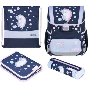 Herlitz Ученически комплект с чанта-раница Loop Plus, заредена, Unicorn Dreams - Herlitz