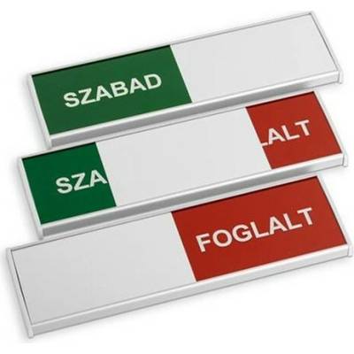 Informačná tabuľa, 200x62 mm, ANTRA "Voľné-Obsadené"