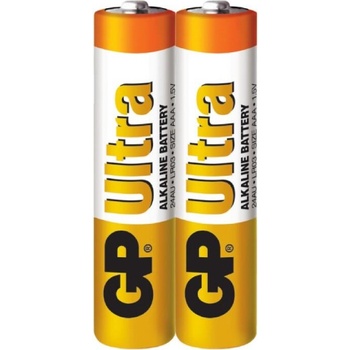 GP Batteries Алкална батерия GP ULTRA LR03, AAA, 2 бр. в опаковка / shrink, 1.5V, 24AU (GP-BA-24AU21-S2)