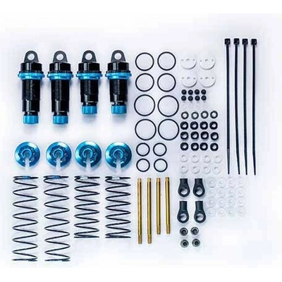 Koswork AE RC10 Big Bore 12mm Buggy Shock Set F&R 4 Blue