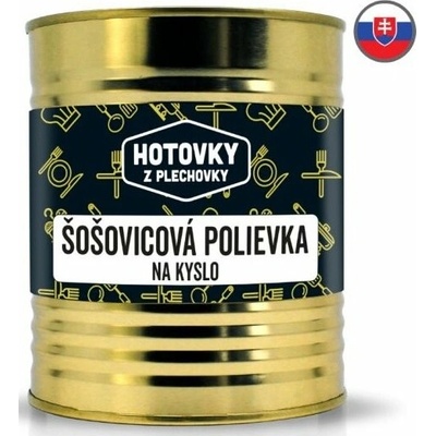Hotovky z Plechovky Šošovicová polievka na kyslo 800 ml