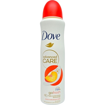 Dove дезодорант дамски, Go fresh, Праскова, 150мл