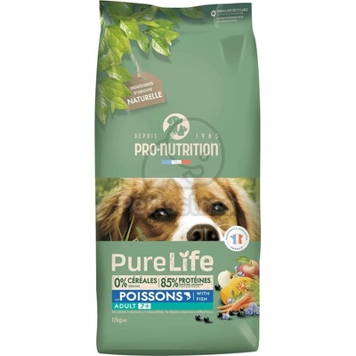 Pro-Nutrition PureLife Adult 7+ суха храна за кучета - с риба 12 кг