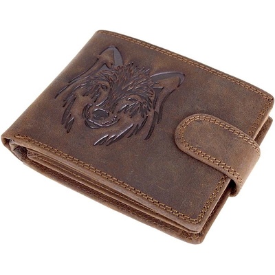 Wild Luxusní pánská s přezkou Vlk hnědá – Hledejceny.cz